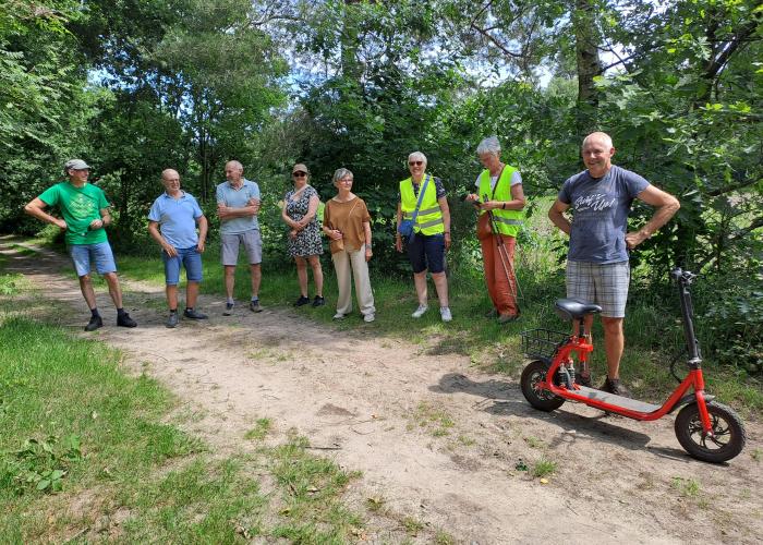 Wandelen voor mensen met Parkinson © contactgroep Parkinson Hoogstraten