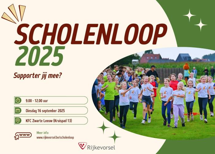 Scholenloop 2025 © Lokaal bestuur Rijkevorsel