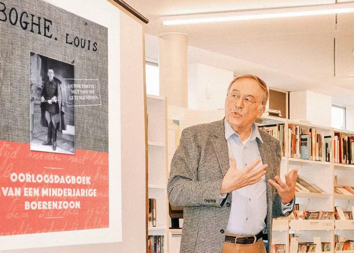 Lezing 'Oorlogsdagboek van een minderjarige boerenzoon' © Willy Boghe