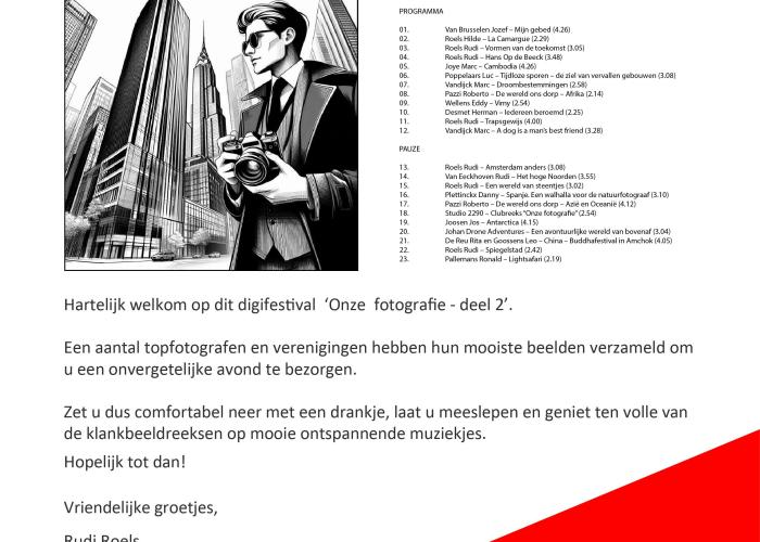 Klankbeeldreeksen (gastspreker Rudi Roels) © © Rudi Roels