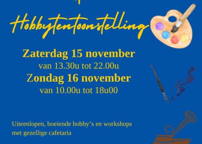 Hobbytentoonstelling met uiteenlopende, boeiende hobby's met gezellige cafetaria. © Wouter Hillen