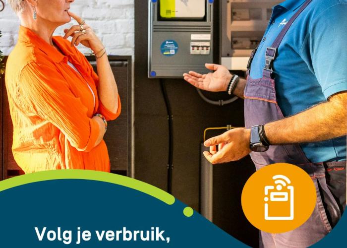 Gratis energiefitsessie: digitale meter © Fluvius