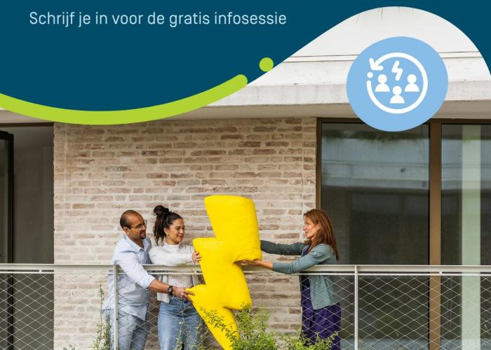 Gratis energiefitsessie: energiedelen © Fluvius