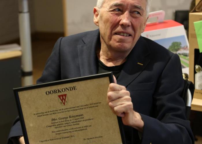 Digitaal rouwregister voor George Kooymans