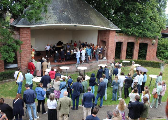 Familie van Rijckevorsel bezoekt Rijkevorsel