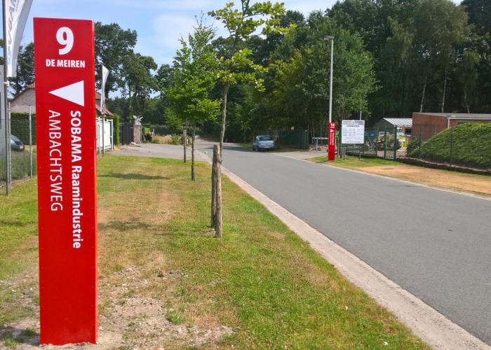 Bedrijven vlot bereikbaar dankzij nieuwe bewegwijzering