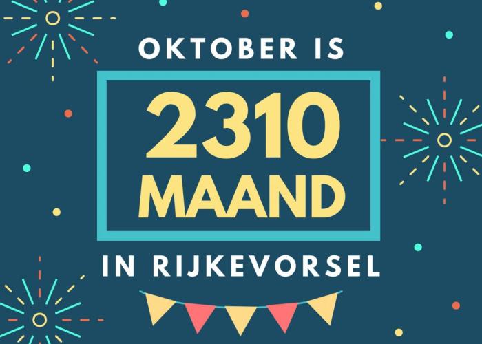 Oktober is 2310-feestmaand in Rijkevorsel