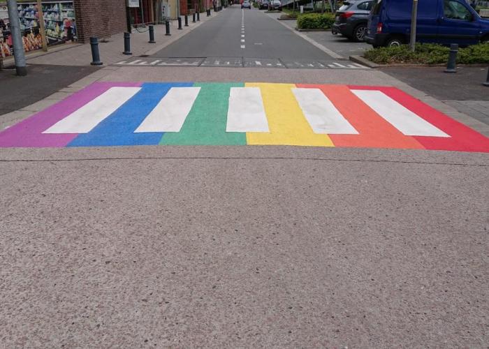 Rijkevorsel in de kleuren van de regenboog