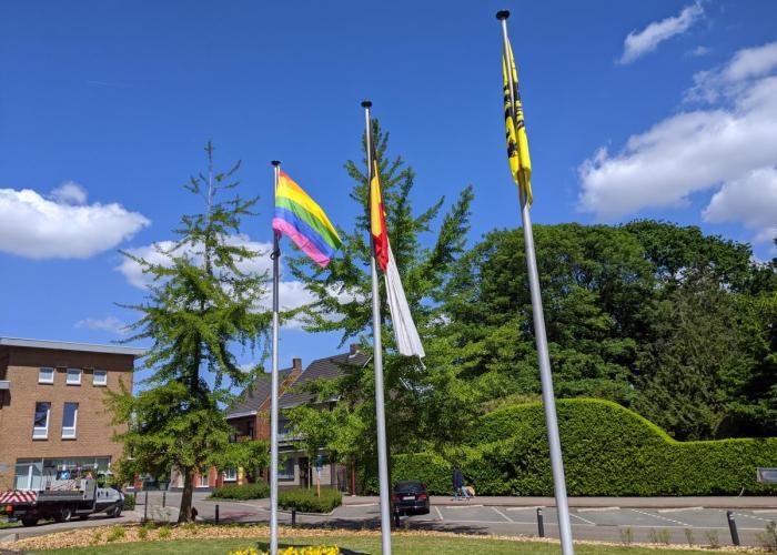 Rijkevorsel in de kleuren van de regenboog