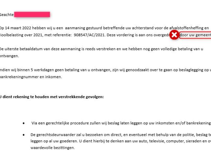 Opgelet voor phishingmails van incassobureaus