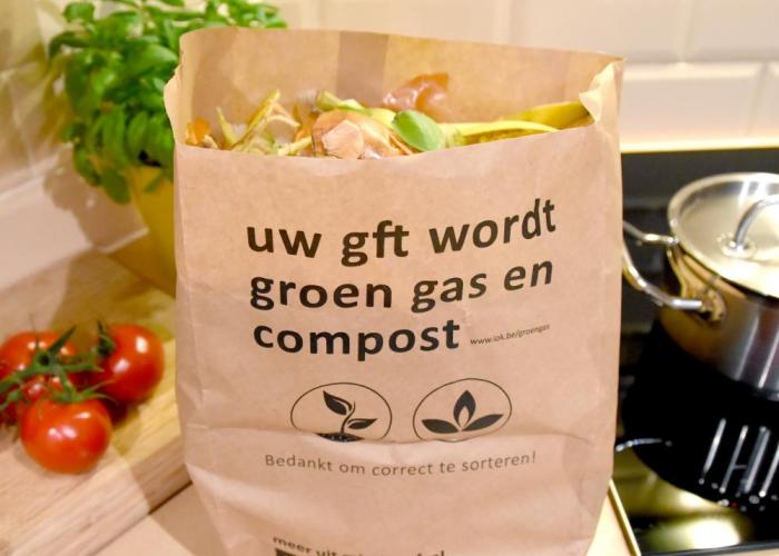 Nieuw: papieren zakken voor gft-afval