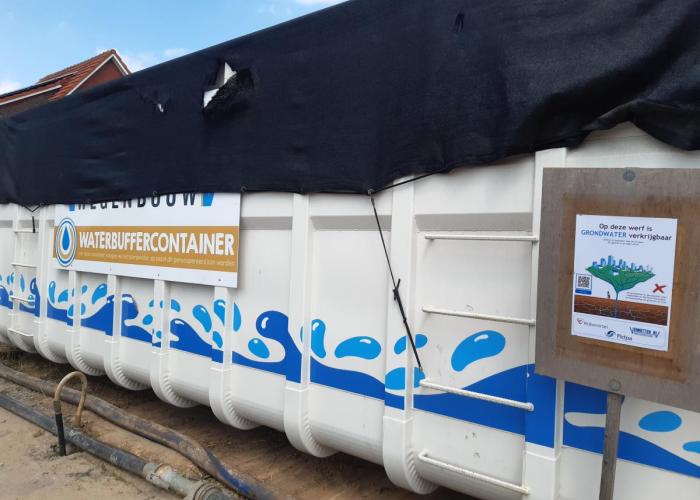 Grondwater beschikbaar tijdens bronbemaling Vlimmersebaan