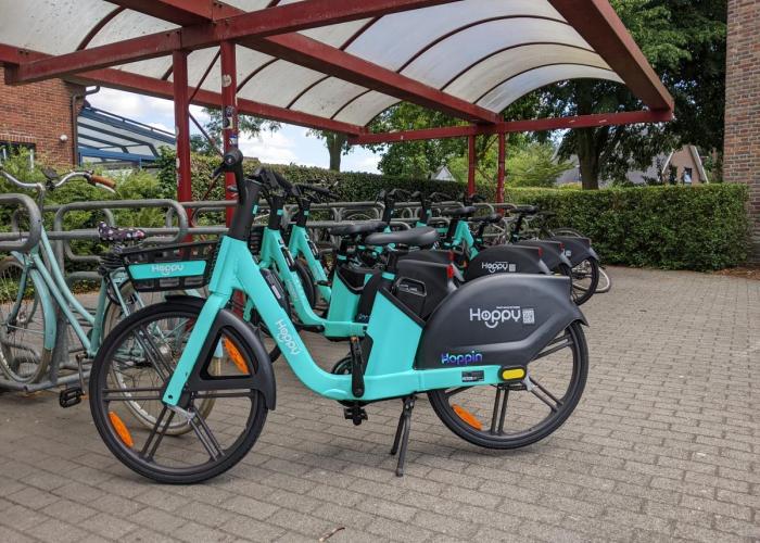 Nieuw in Rijkevorsel: elektrische deelfietsen van Hoppy