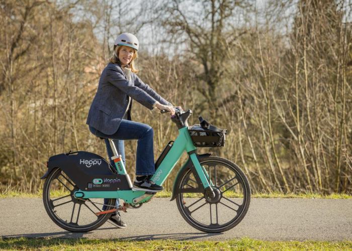 Elektrische deelfietsen van Hoppy