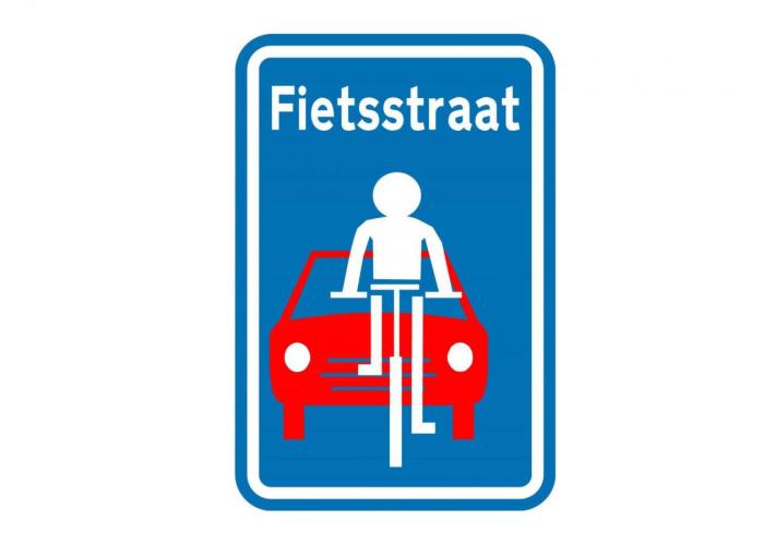 Fietsstraten in de schoolomgevingen