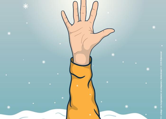 Help mensen in nood en word een sneeuwheld!