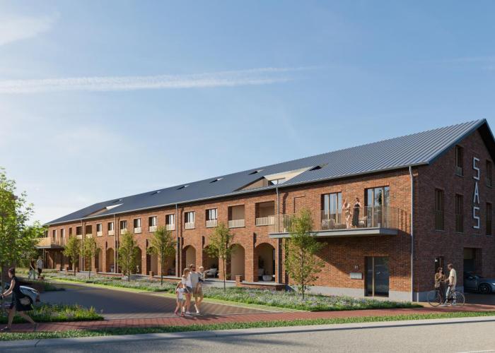 Site Sas: restauratie erfgoedelementen en start verkoop woonproject