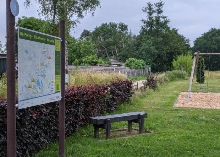 Nieuwe natuurloop in De Pomp, Blakheide en Kolonie