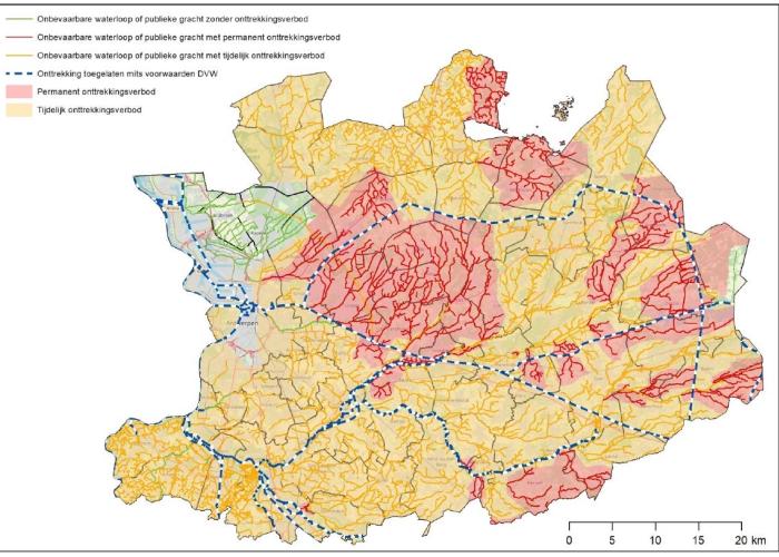 Uitbreiding oppompverbod onbevaarbare waterlopen