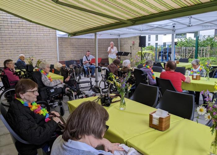 Dementievriendelijke tuin voor bewoners WZC Prinsenhof